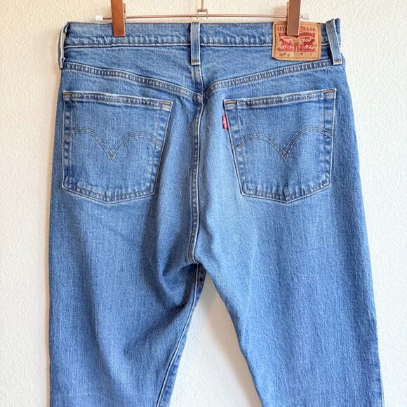 Levi's 501s Skinny Jeans with Button Fly in Light Blue size W30 L28 - Picture 8 of 12